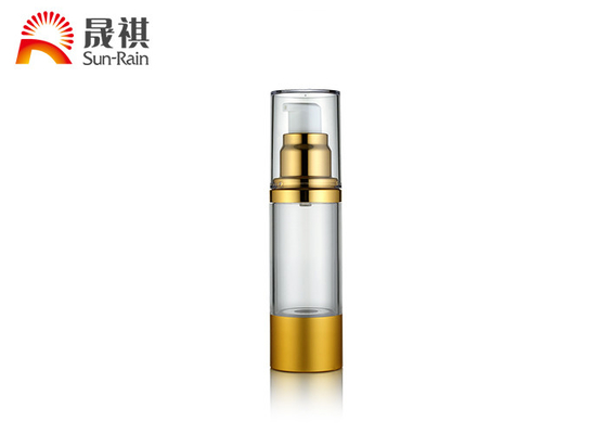 بطری های پمپ بی نظیر لوازم آرایشی و بهداشتی طلایی یقه شفاف AS Body SR-2108C